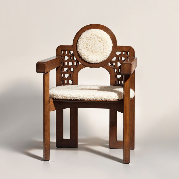 Middle Eastern Style Plush Chair