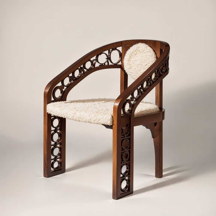 Middle Eastern Style Plush Chair